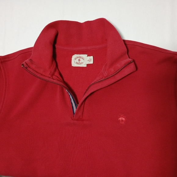 Brooks Brothers Red Fleece Men's 1/4 Zip Sweatshirt. Men's XL - Picture 8 of 9